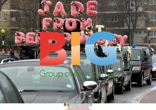 Jade Goody's Funeral Procession