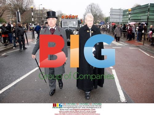 Jade Goody's funeral procession in London