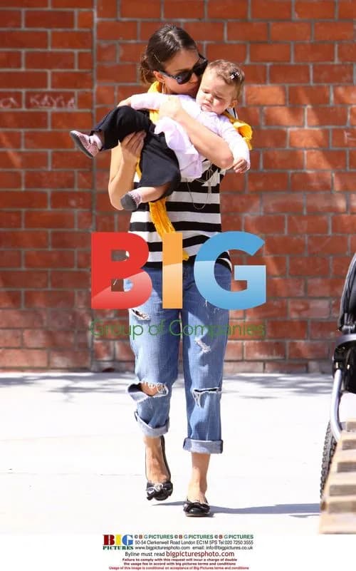 Jessica Alba with daughter Honor in Beverly Hills