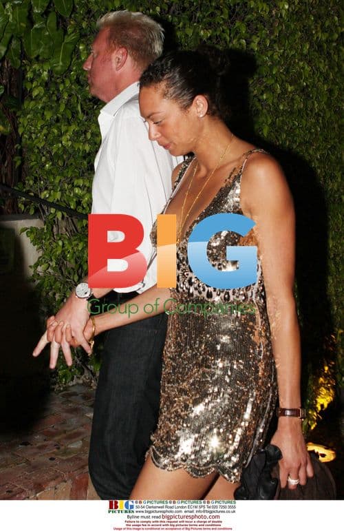 Boris Becker and Lilly go to dinner in Miami