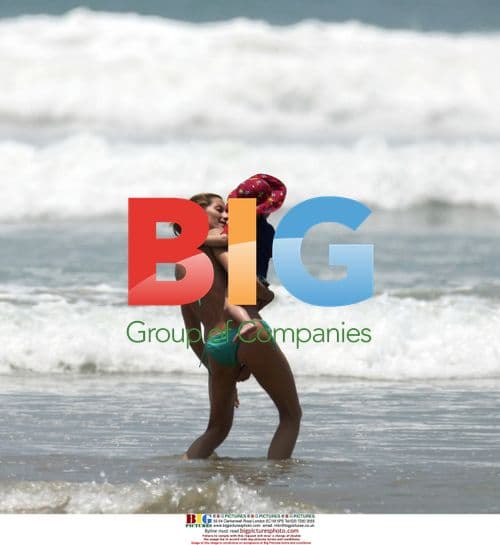 Tom Brady and Gisele Bundchen on Costa Rican Beach