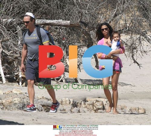 Matthew McConaughey and Camila Alves with baby Levi