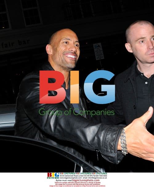 Dwayne 'The Rock' Johnson leaves Nobu in London