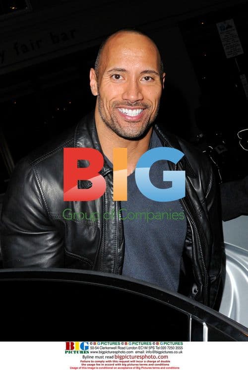 Dwayne 'The Rock' Johnson leaves Nobu in London