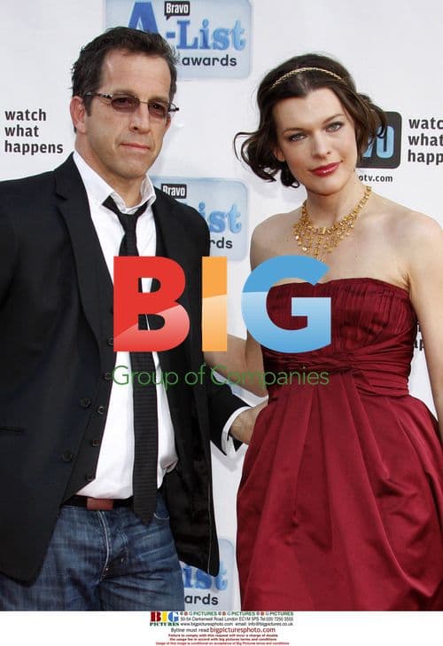 Kenneth Cole and Milla Jovovich at Bravo's A-List Awards