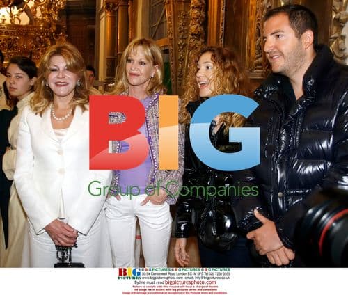 Antonio Banderas and Melanie Griffith in Easter procession