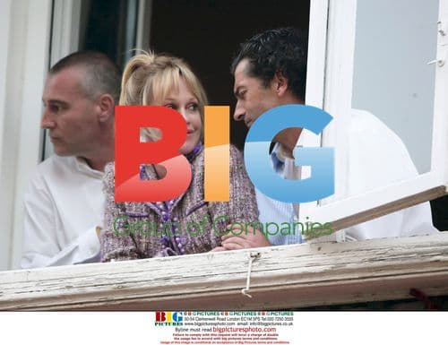 Antonio Banderas watches Easter processions with family