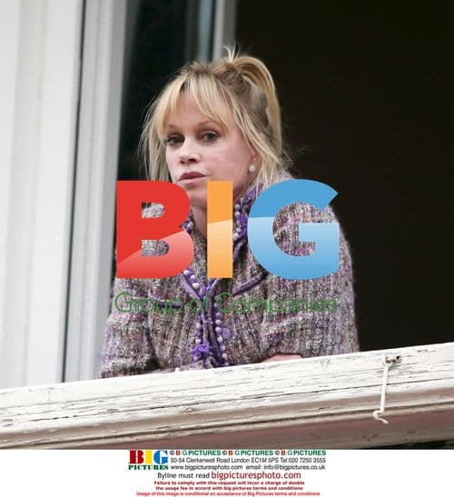 Antonio Banderas watches Easter in Malaga