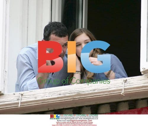 Antonio Banderas and family watch Easter processions