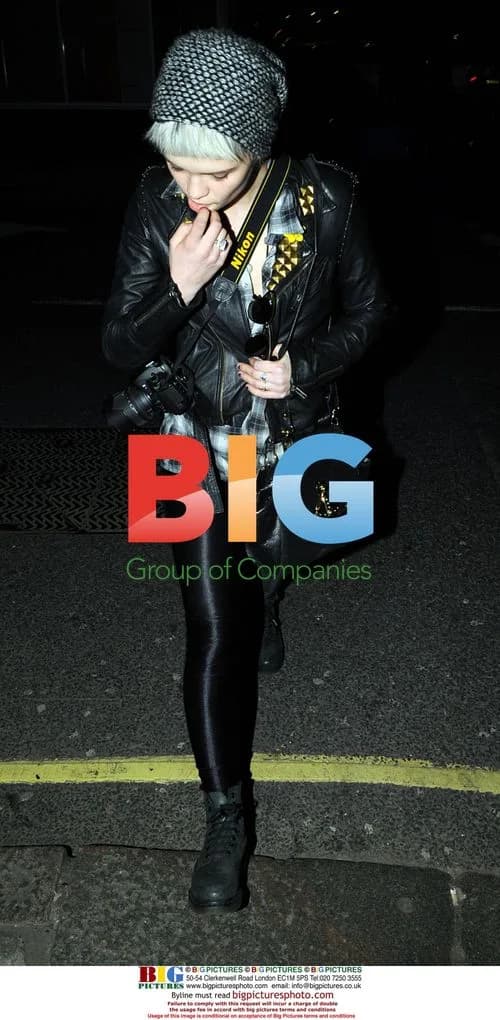 Pixie Geldof outside Radio 1 Studios