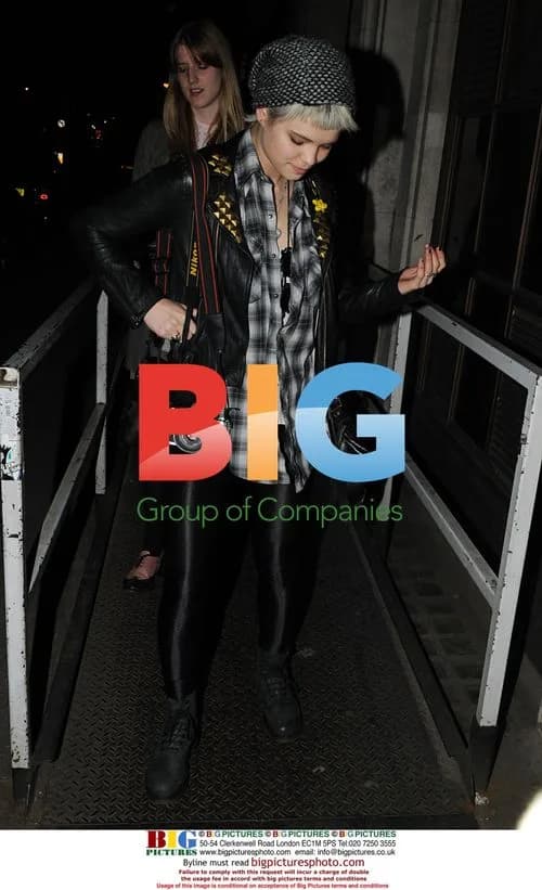 Pixie Geldof outside Radio 1 Studios