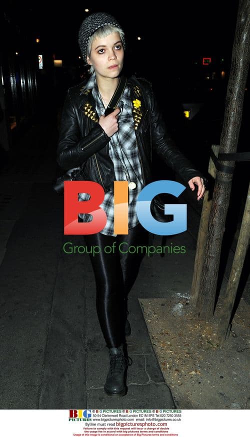 Pixie Geldof outside Radio 1 Studios