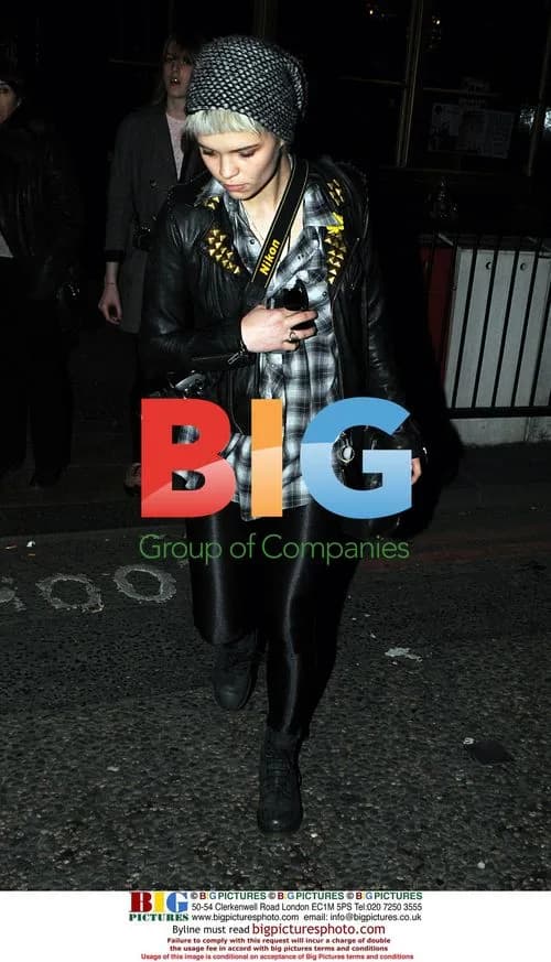 Pixie Geldof outside Radio 1 Studios