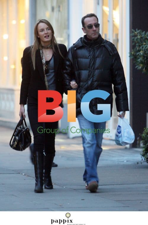 Entrepreneur Robert Hanson with model girlfriend Maria Markova