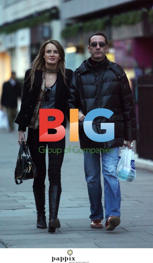 Entrepreneur Robert Hanson with girlfriend Masha Markova