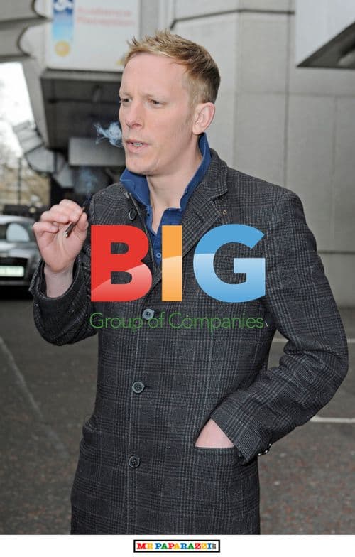 Lawrence Fox outside GMTV studios