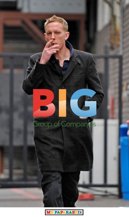 Lawrence Fox outside GMTV studios