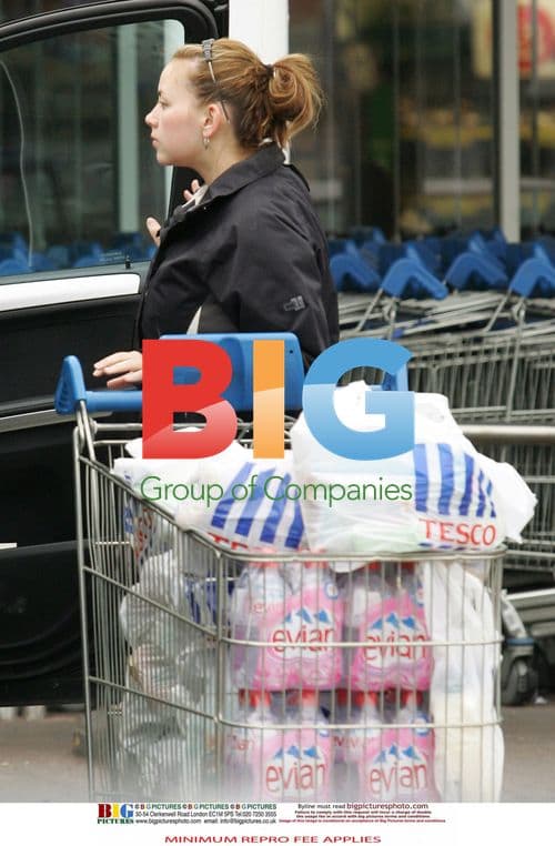 Charlotte Church goes shopping with baby