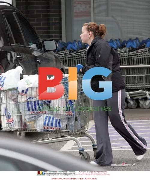 Charlotte Church Shops with Baby Dexter