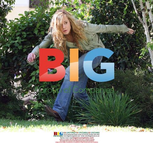 Holly Hunter filming for "Saving Grace"