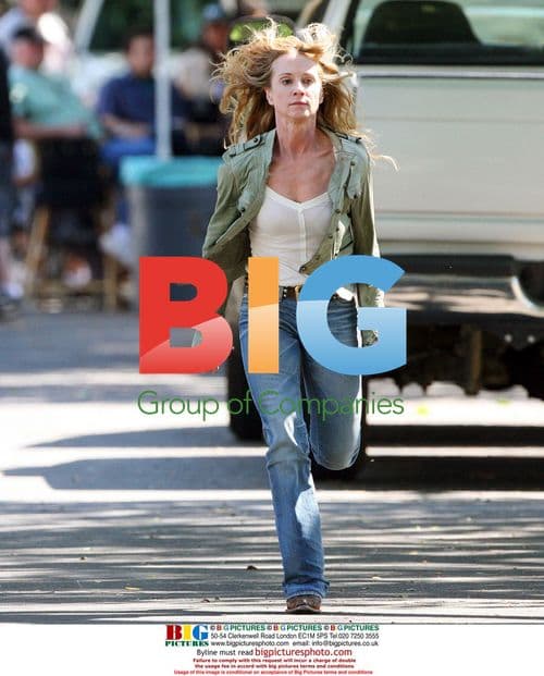 Holly Hunter Filming 'Saving Grace' in CA