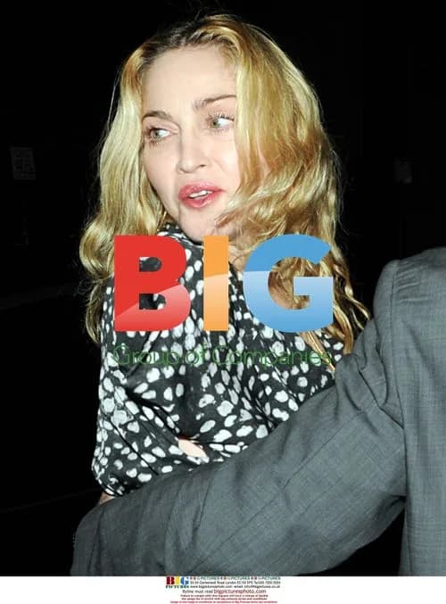 Madonna arrives at Cecconi's Restaurant, London