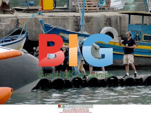 Sylvester Stallone on "The Expendables" set