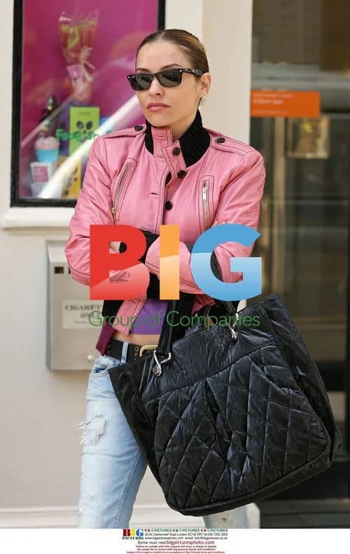 Elen Rives Smoking Outside Harvey Nichols