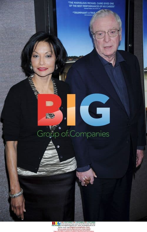 Shakira Baksh and Michael Caine at 'Is Anybody There?' premiere