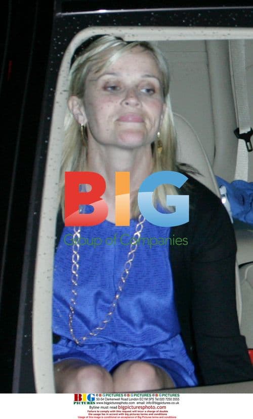 Jake, Reese, Gwyneth, and Chris Dining in Santa Monica