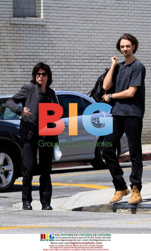 Jean Michel Jarre and son David in LA