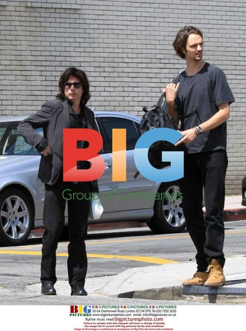Jean Michel Jarre and son David in LA