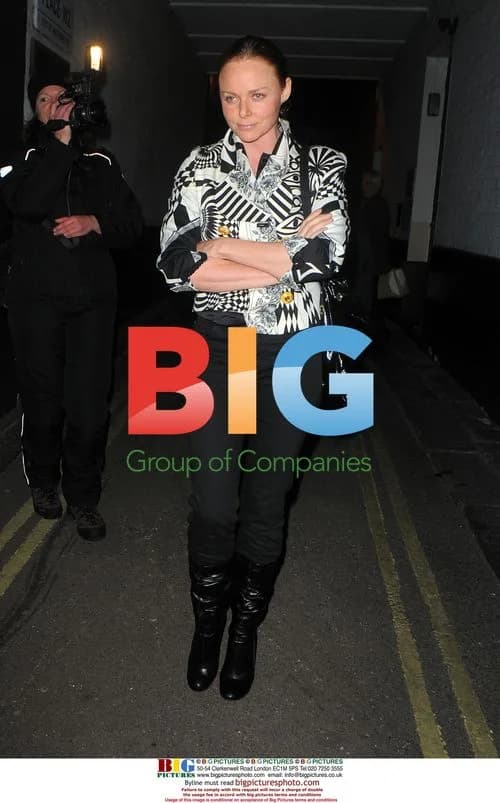 Stella McCartney leaving Assaggi Restaurant