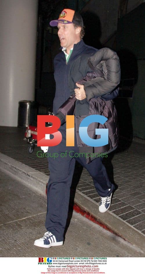 Will Ferrell arrives at LAX in jogging suit