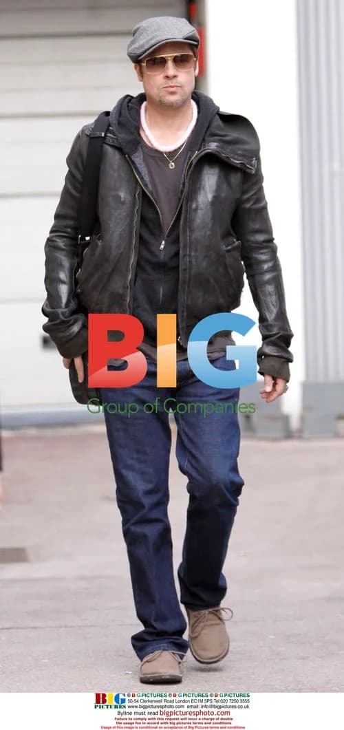 Brad Pitt Arrives in Marseille