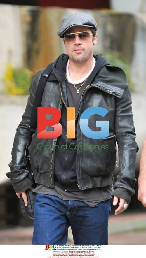 Brad Pitt arrives at Marseille airport