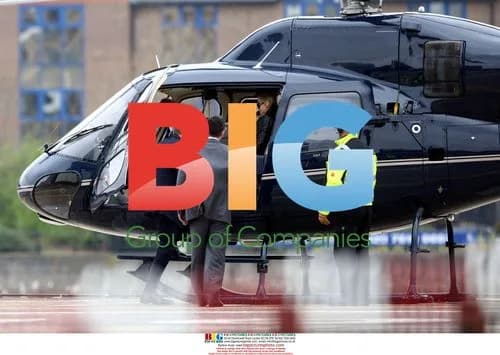 Madonna Takes Flight at London Heliport