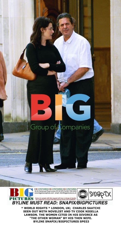 Nigella Lawson and Charles Saatchi Out in London