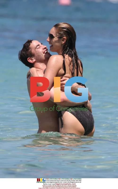 Kelly Brook and Danny Cipriani in the Caribbean