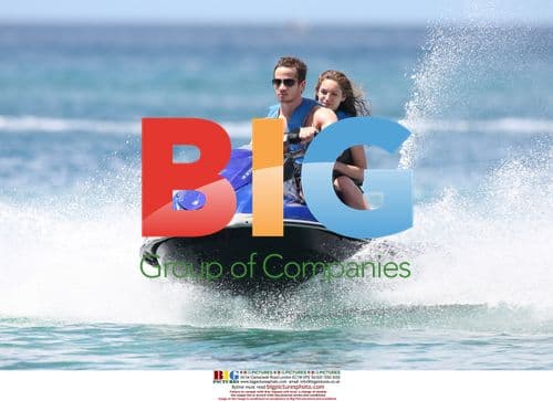 Kelly Brook and Danny Cipriani on Caribbean Vacation