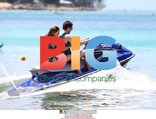 Kelly Brook and Danny Cipriani on Caribbean Vacation