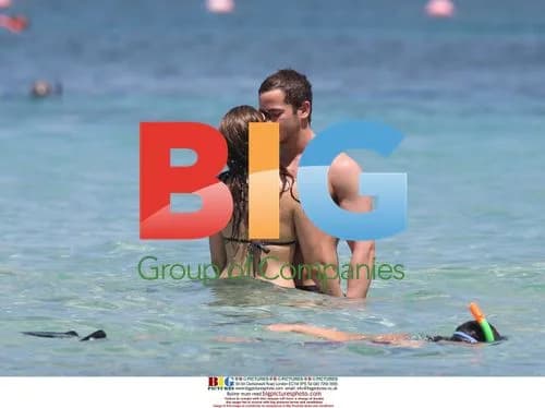 Kelly Brook and Danny Cipriani on Caribbean Vacation