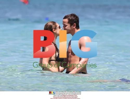 Kelly Brook and Danny Cipriani on Caribbean Vacation