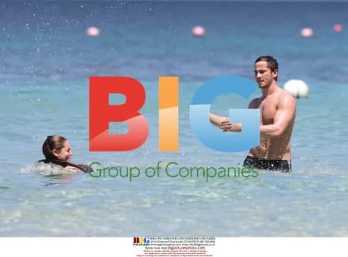 Kelly Brook and Danny Cipriani on Caribbean Vacation