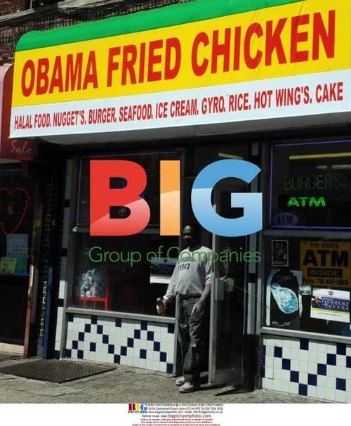 Obama Fried Chicken Store in Brooklyn
