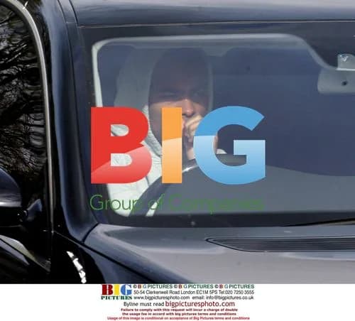 Ashley Cole arrives at Chelsea training