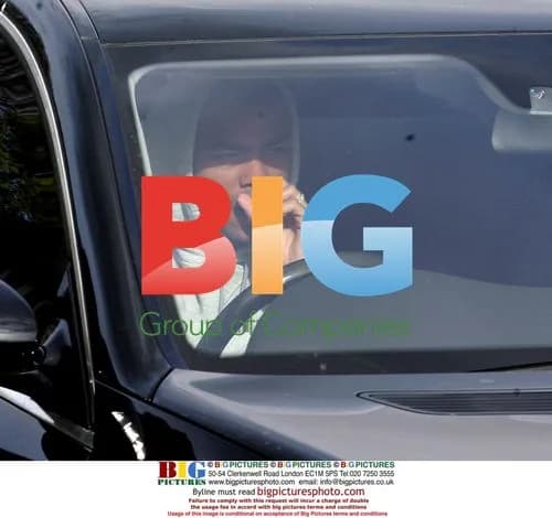 Chelsea footballer Ashley Cole arrives at training