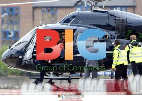 Madonna Takes Flight in London Heliport