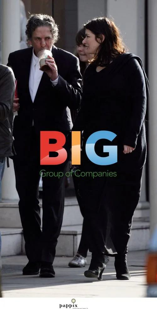 Nigella Lawson and Charles Saatchi in London