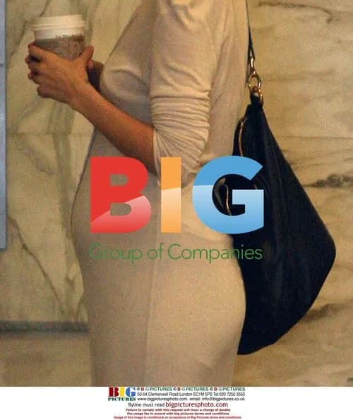 Nicole Richie Arrives with Baby Bump